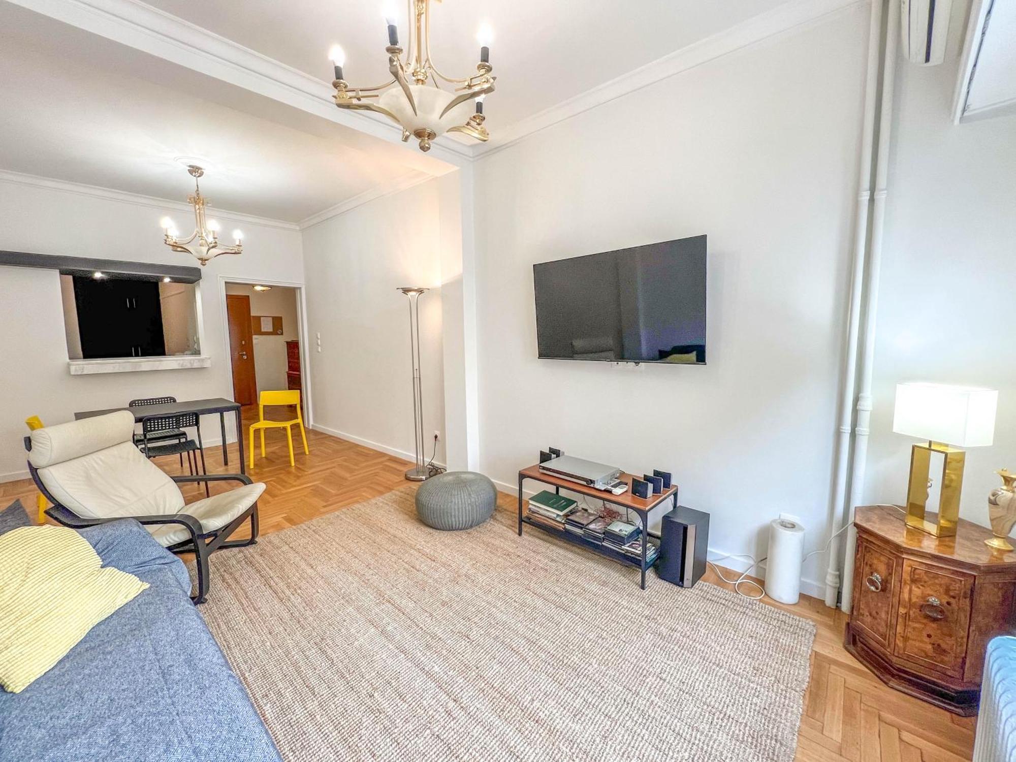 Family Two Bedroom Apartment Benaki Atenas Exterior foto
